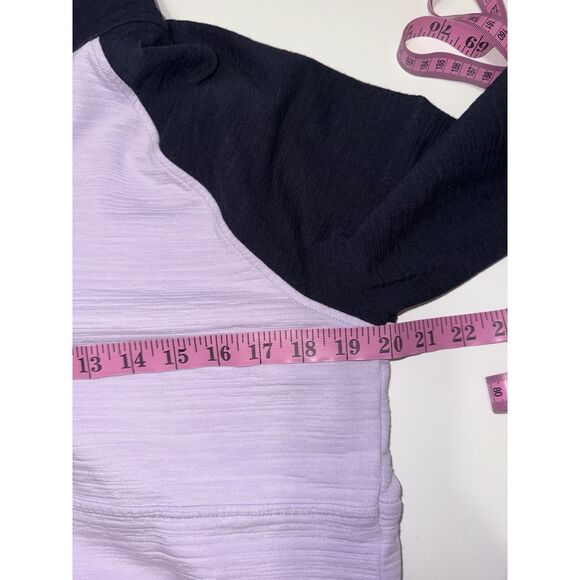 Talbots Slub Terry Pullover Sweatshirt Colorblock Raglan UPF Stretch Gym Large - Picture 11 of 15